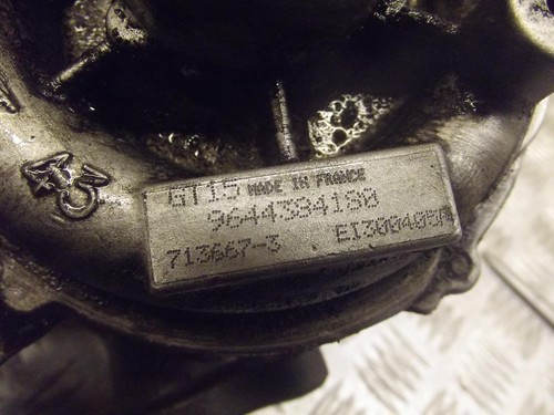 Peugeot 806 Manual Turbocharger 9644384180 MK1 2.0 Diesel 1995-2002M - Picture 4 of 4