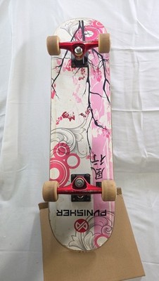 Punisher Cherry Blossom Youth Series Complete Skateboard