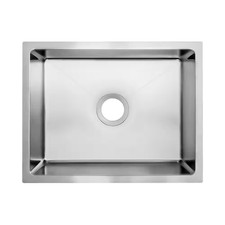 23 In. Undermount Single Bowl 18-Gauge Stainless Steel Kitchen Sink with Tiny Ra
