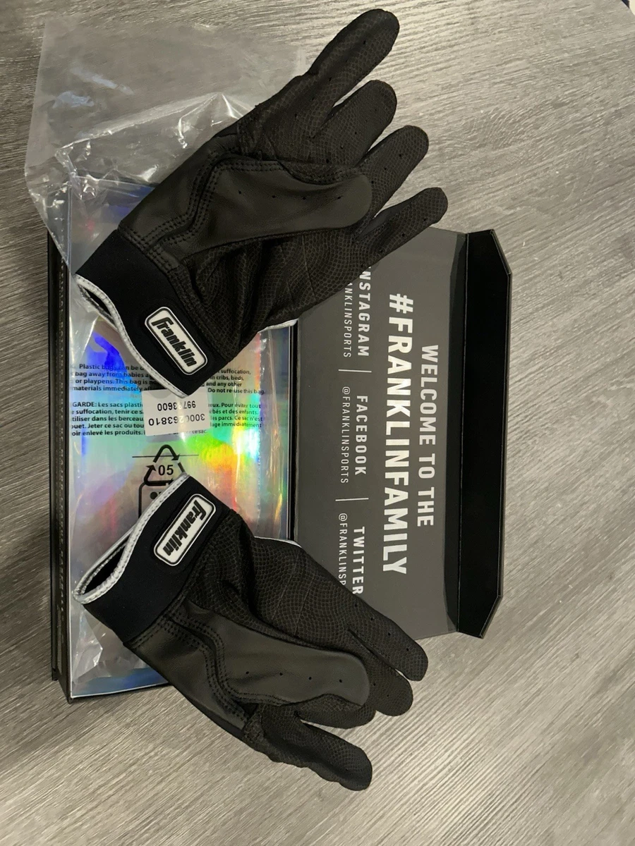 Juego de 4. Guantes de bateo de béisbol profesionales Franklin personalizados CFX medianos para hombre *Ver fotos