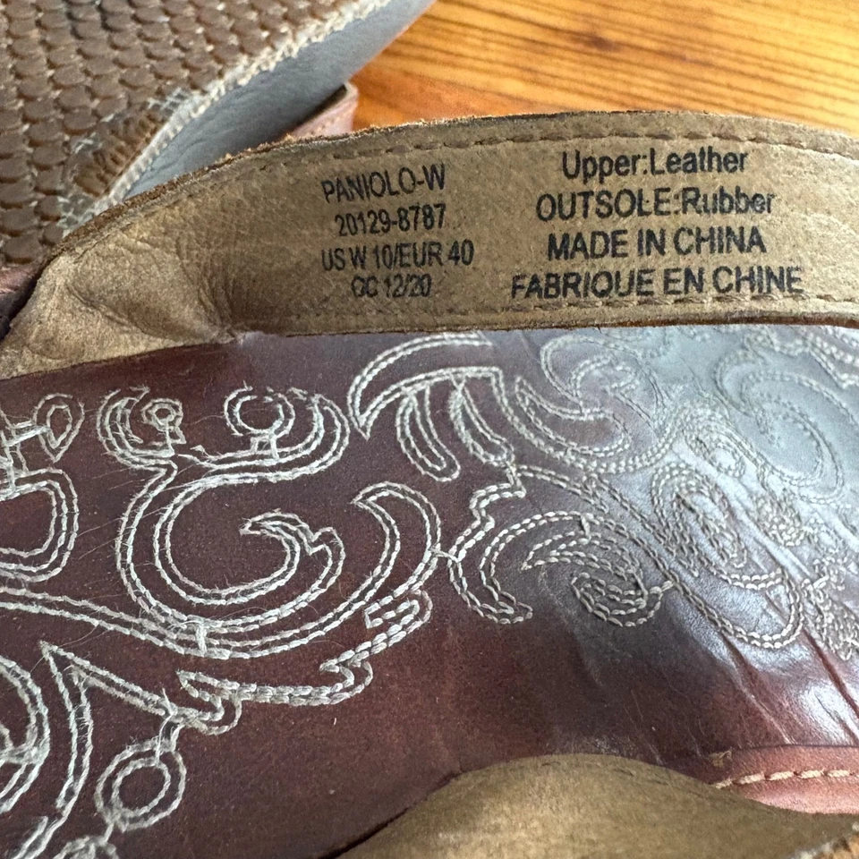 Sandalias Chanclas Olukai PANIOLO W Cuero Marrón Mujer US 10 EUR 40 Foto 3 de 3