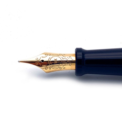 Aurora 88 Penna stilografica grande Pennino in oro 14kt nera oro - Bild 6 von 8