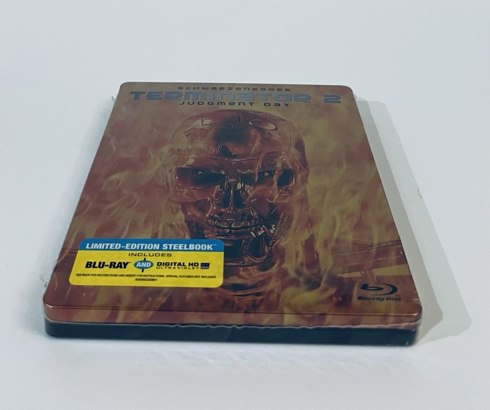 TERMINATOR 2 : JUDGEMENT DAY / Blu Ray Steelbook - Factory Sealed * MINT COPY * - Image 3 of 4
