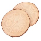  2pcs Wooden Garden Stepping Stones For Outdoor Landscaping Easy Installation