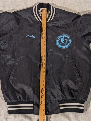 Vintage Freemansburg Bethlehem Black Varsity Jacket Adult Size M - Picture 12 of 12