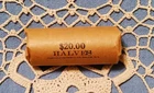 half dollar roll  mix of Ben Franklin & Walking Liberty (40 coins) silver