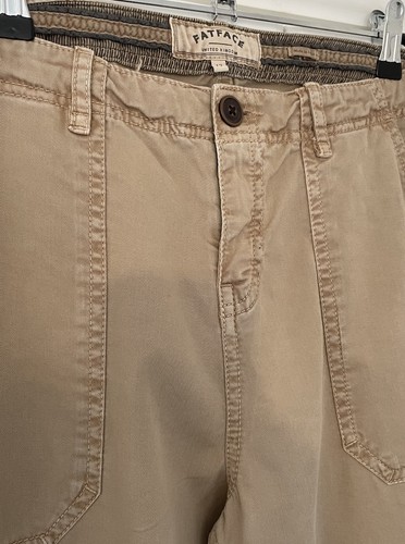 Women's Fat Face Lightweight Beige Jeans UK Size 12 W 32" L 29" Summer - Picture 2 of 7