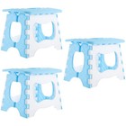 Set of 3 Zusammenklappbarer Hocker Mini Heimhocker Plastikhocker