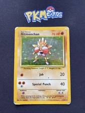Pokémon TCG Hitmonchan Base Set 7/102 Holo Rare HP.
