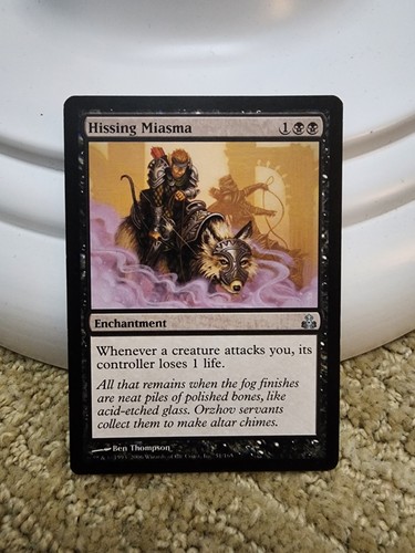 Hissing Miasma x1 Guildpact #51 NM 2006 MTG - Picture 1 of 2