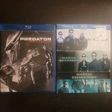 Predator Triple Feature & Matrix Trilogy (Blu Ray)