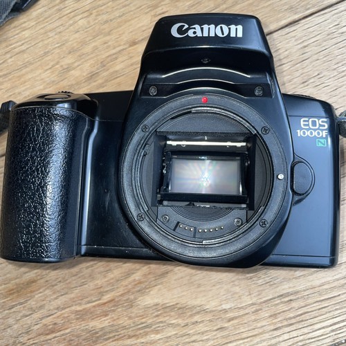 Canon EOS 1000F 35mm film camera body only with cap. - Picture 2 of 9