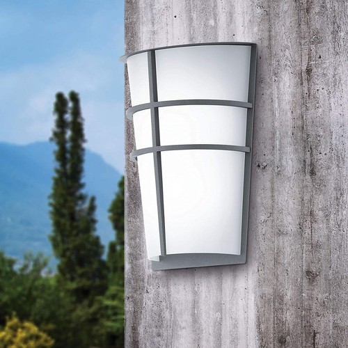 EGLO LED Aplique "BREGANZO" Acero Galvanizado Plata 25x18x11,5cm 94137 - Imagen 3 de 5