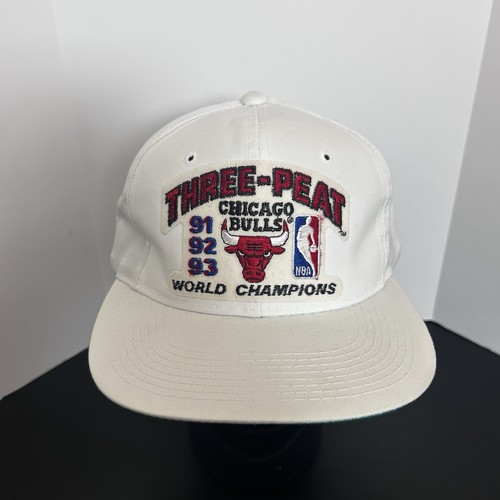 De Colección Chicago Bulls Gorra Gorra 3 Turba Campeones NBA Verde Bajo Ala Snapback Youngan - Imagen 2 de 8