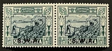 Travelstamps: 1938 South West Africa SWA OP Stamps Sc #B7 Sg 105 Mint MOGH