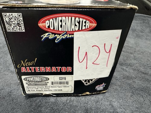 Powermaster 533118 Powermaster Upgrade Alternator 170A Chrysler Dodge Jeep - Picture 11 of 11