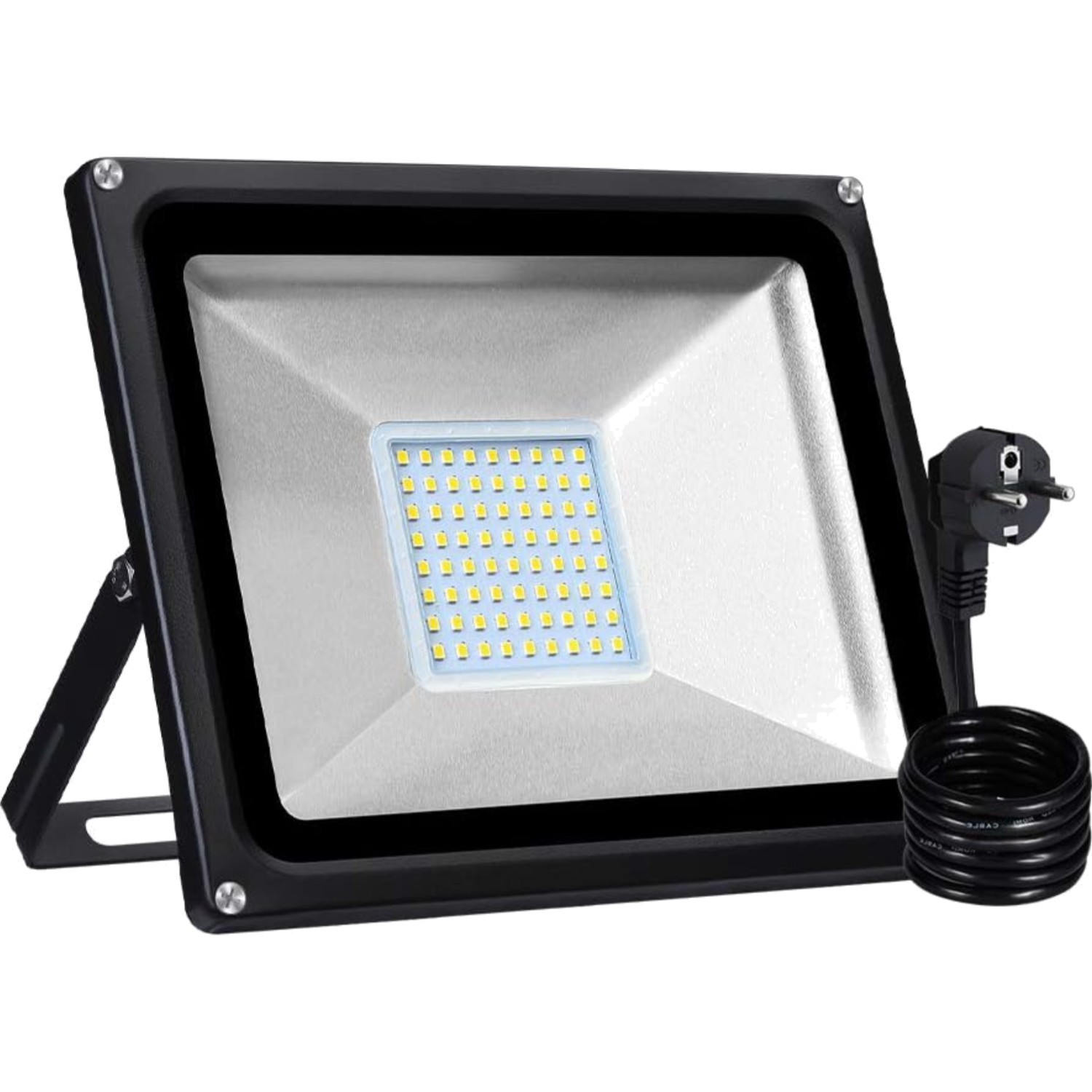 LED Fluter 50W Außenstrahler   Garten Garage Sportplatz warmweiß