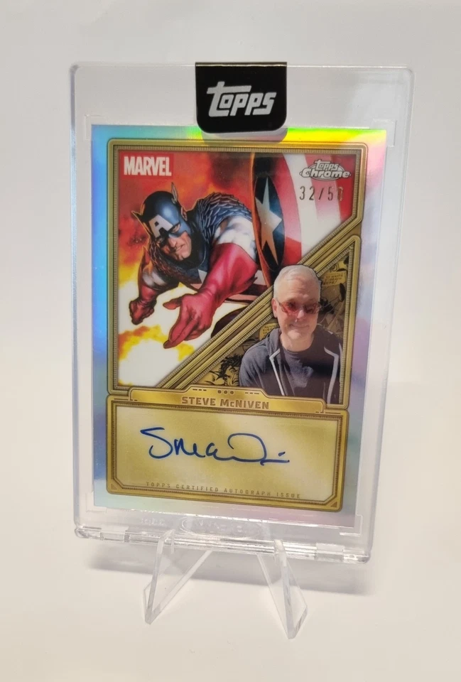 Topps Marvel Mint Auto Steve McNiven 32/50 CA-SM - Bild 2 von 3
