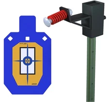 AR500 Steel Target for Shooting, 1/2 inch Thick Metal Target with T-Post Targ...