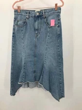 Pre-Owned Isabel Marant Blue Size 38 Denim A-Line Midi Skirt