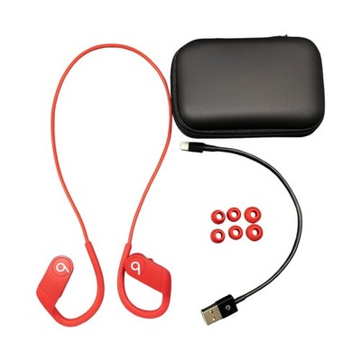 Beats by Dre Powerbeats 4 High-Performance Wireless Bluetooth Headphones - Red