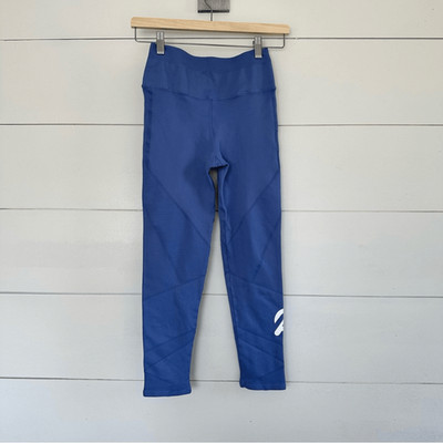 Peloton x Nux Women s Small Festive Blue Shapeshifter Leggings Workout Athletic