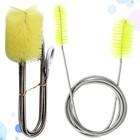 2pcs Fish tank brush cleaning brush piping Cleaning Brush Aquarium