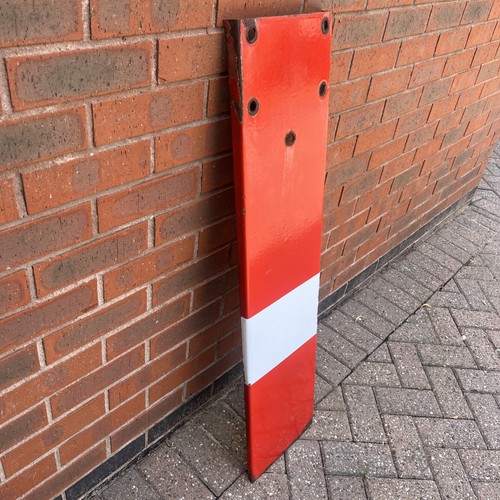 Old Enamel Sign Original Vintage rail Railway Signal Arm Semaphore - Picture 4 of 6