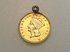 $1 INDIAN PRINCESS HEAD GOLD COIN JEWELRY PIECE