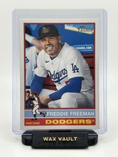 Freddie Freeman 2025 Topps Heritage Image Variation SP #206 Dodgers IV 