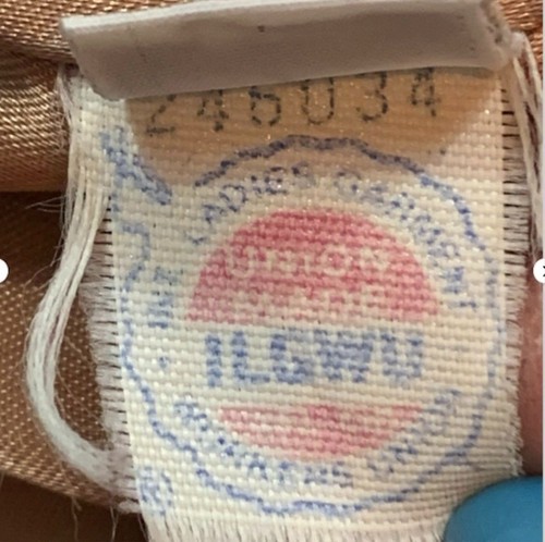 Vintage 80s 90s J.G. Hook Cashmere Coat Petite XL Camel Brown Long Double-Breast - Picture 9 of 10