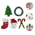  5 Pcs Hängende Ornamente Baumschmuck Partydekoration Weihnachtsbaumanhänger