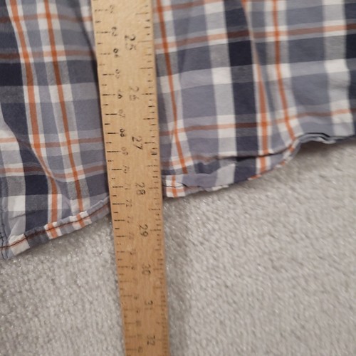 Carhartt Relaxed Fit Button Down Mens Large Blue Short Sleeve - Picture 6 of 10