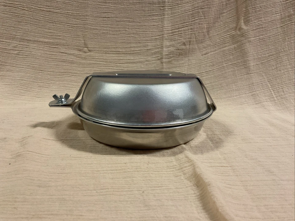 Vintage Aluminum Nesting MESS KIT Camping Cook Set Backpacking Scouting New - Image 3 of 4