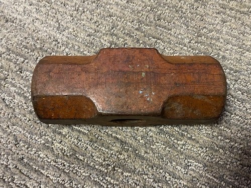 Weco Japón vintage 12 lb. Cabezal de mazo de doble gato - Imagen 4 de 10