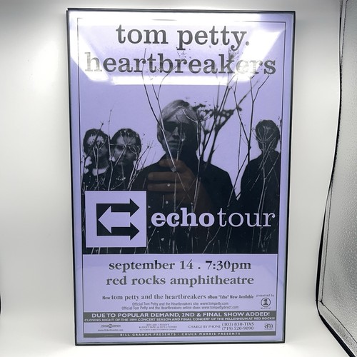 Tom Petty And The heartbreakers - Framed Mini Poster