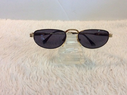 Vintage Sunglasses Metalvista Retro Hippie Gold Frames Dark Lenses Flaw* - Picture 2 of 8