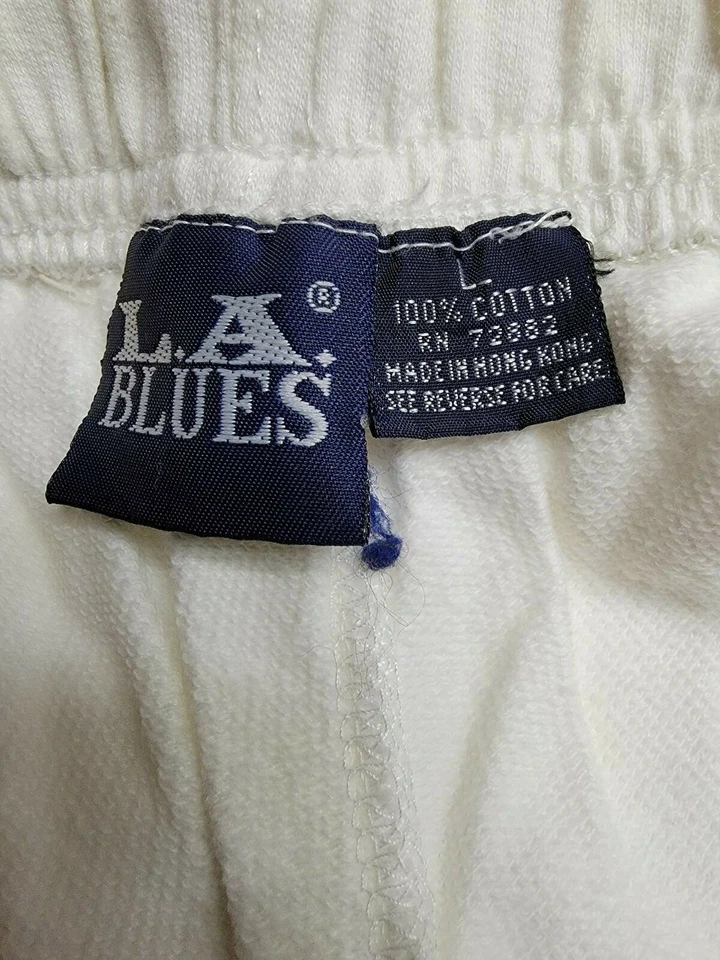 LA Blues Womens Shorts Size L Large White - Image 2 of 4