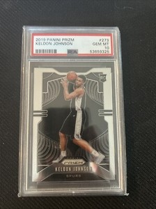 2019-20 Panini Prizm - Rookie Silver Prizm #273 Keldon Johnson (RC) PSA 10 Mint