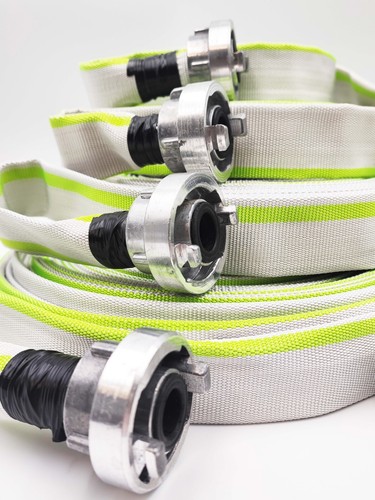 D-25 10 Meter Flachschlauch mit Storz-Kupplung 1 Zoll Bau Industrie Schlauch - Bild 5 von 6