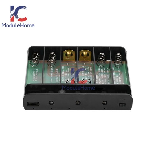 5V9V12V 6x18650 Battery UPS Uninterrupted Power Supply DIY Power Bank Box 60W. - Picture 23 of 24