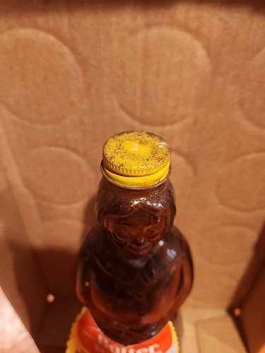 Vintage 24 Oz Mrs. Butterworth’s  Glass Syrup Bottle With Metal Cap & Label  - Picture 2 of 6