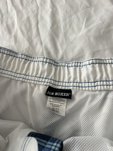 Joe Boxer Y2K Cargo Swim Trunks Size XL, Hawaiian Flowers Blue NWT 381 - Picture 2 of 7