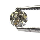 GIA loose certified .21ct SI1 H circular brilliant diamond estate Natural — photo 1