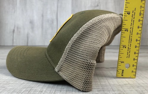 Simms Fishing Products Mesh Hat Snap back Green Yellow Adjustable  - Picture 20 of 20