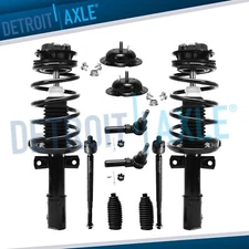 Front Strut w/ Coil Spring Assembly Inner Outer Tie Rod for 2003-2007 Saturn Ion