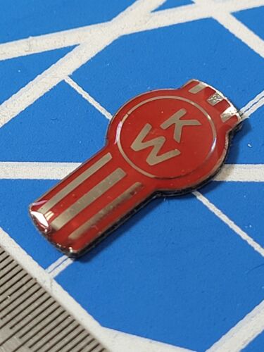1pc 1.8cm Kenworth "KW" Logo Emblem Tamiya RC 1/14 King Grand Hauler Globeliner - Picture 6 of 9