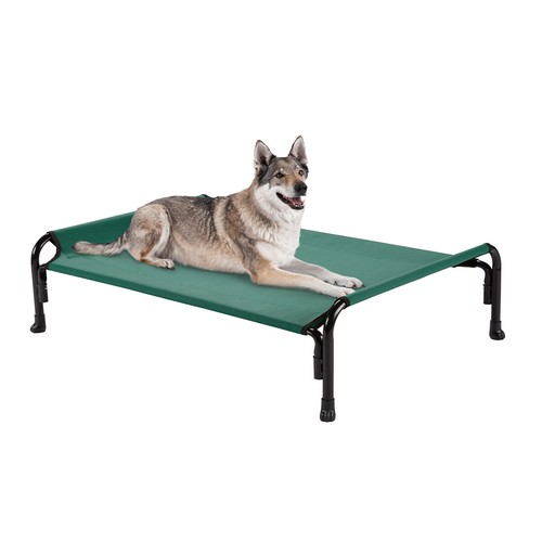 Veehoo Cooling Chewproof Elevated Dog Bed Sleep Slope Headrest Raised Pet Cot - Picture 72 of 80