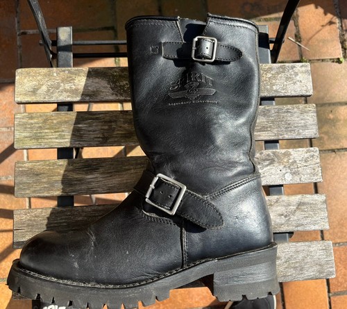 Biker Boots/Motorradstiefel Spirit, Damen/Herren, Unisex, Gr. 41, schwarz - Bild 13 von 13