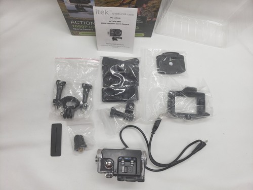 Itek Soundlogic Action Pro 1080P Ultra HD Sports Cam Camera Waterproof TESTED  - Picture 12 of 19